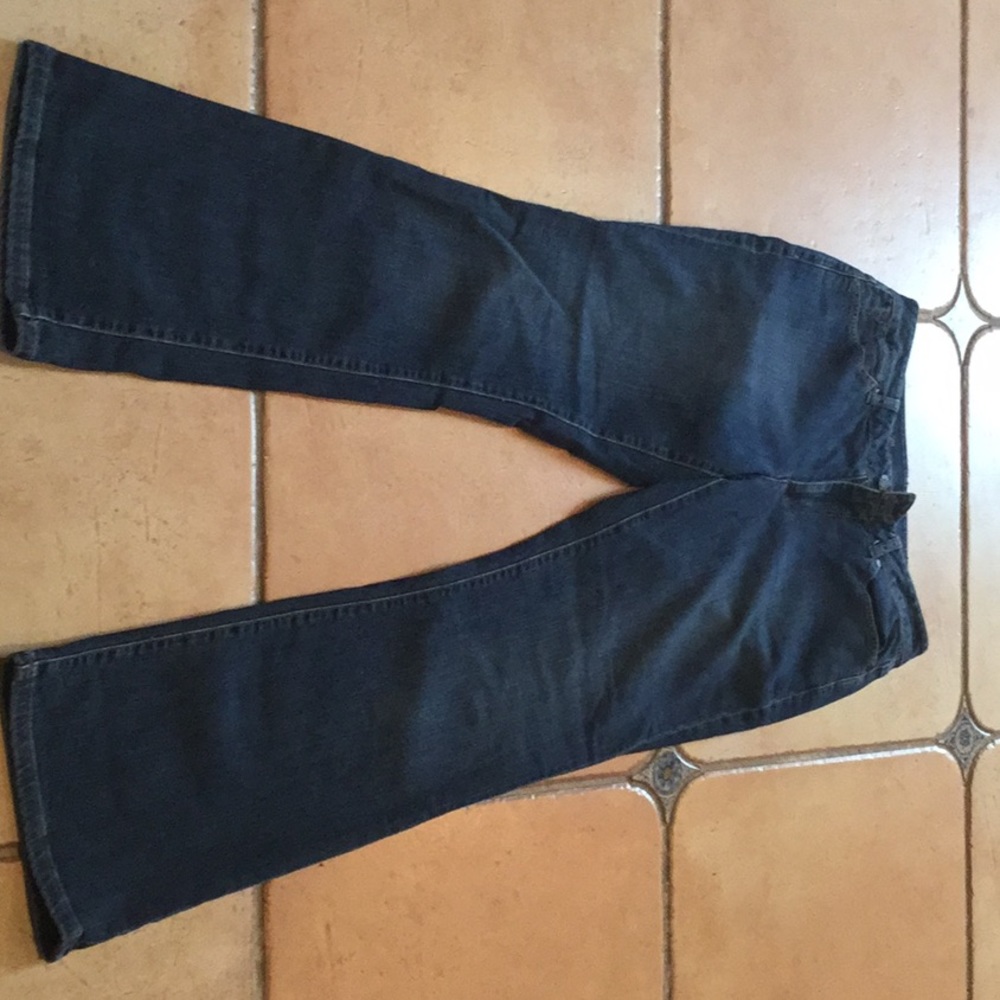 Talbots ladies jean 6/28 curvy boot never worn